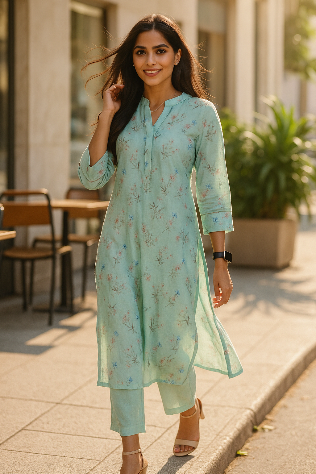 2 Piece Lawn Suit