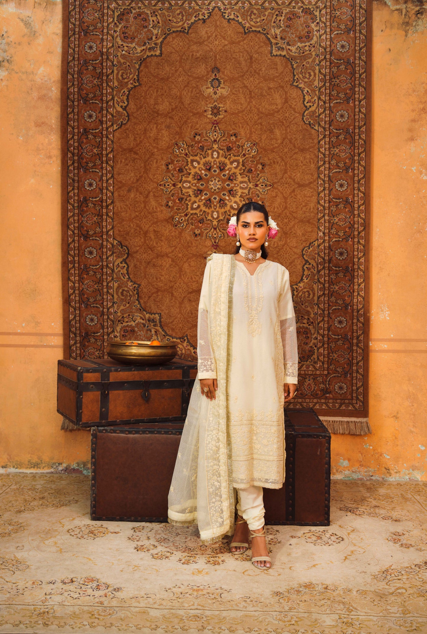 Long Shirt With Churi Pajama