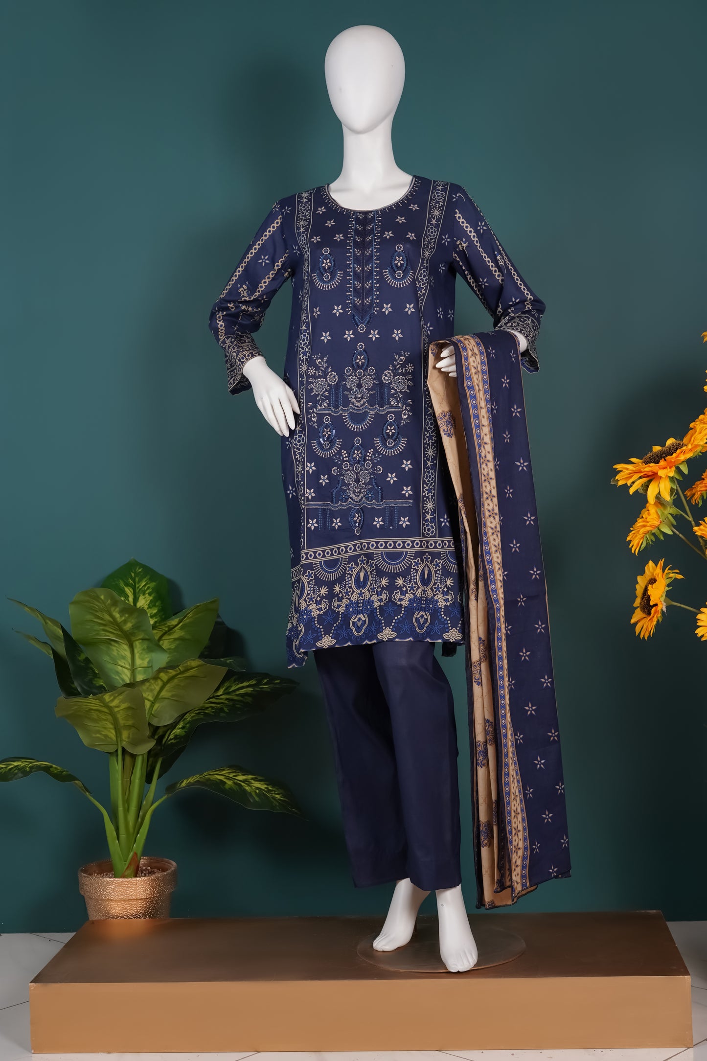 3 Piece Lawn Suit