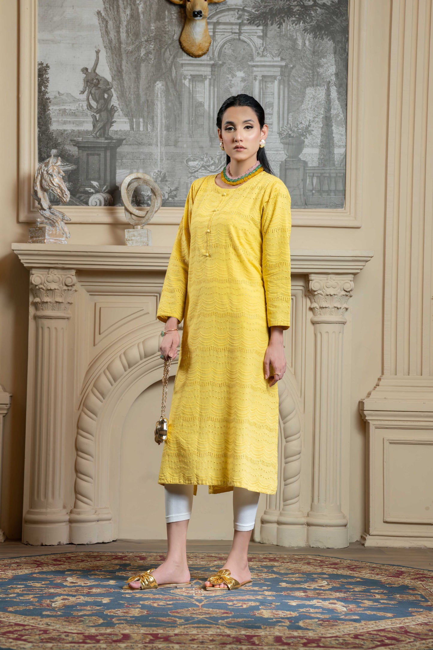 Stitched long shirt