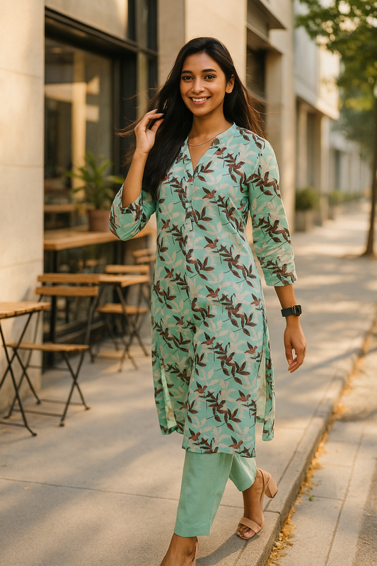 2 Piece Lawn Suit