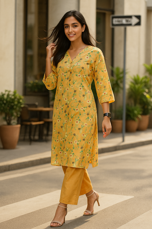 2 Piece Lawn Suit