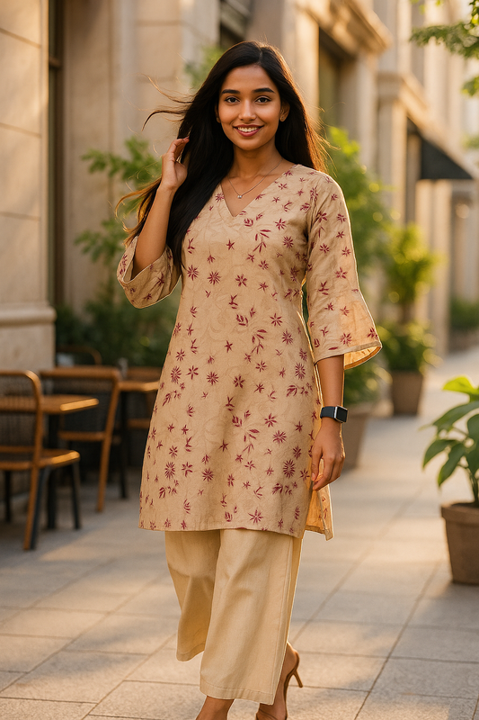 2 Piece Lawn Suit