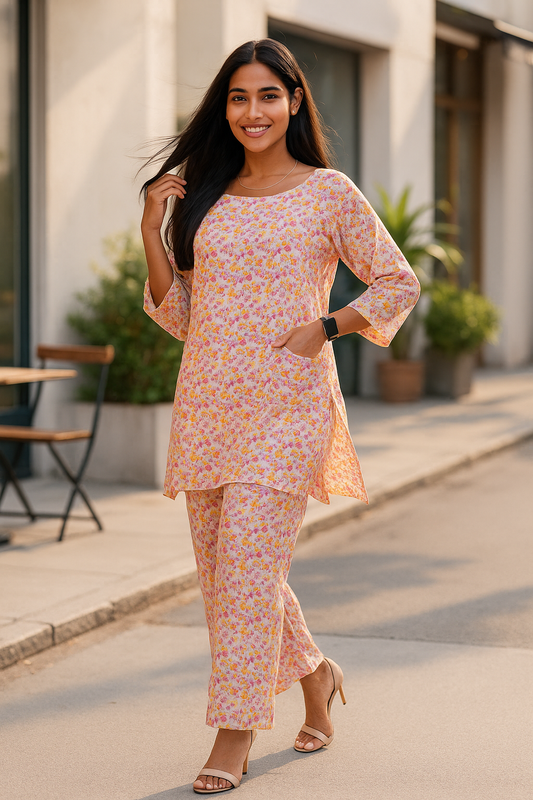 2 Piece Lawn Suit