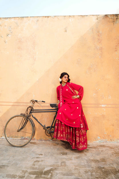 Long Shirt With Chunat Shrara