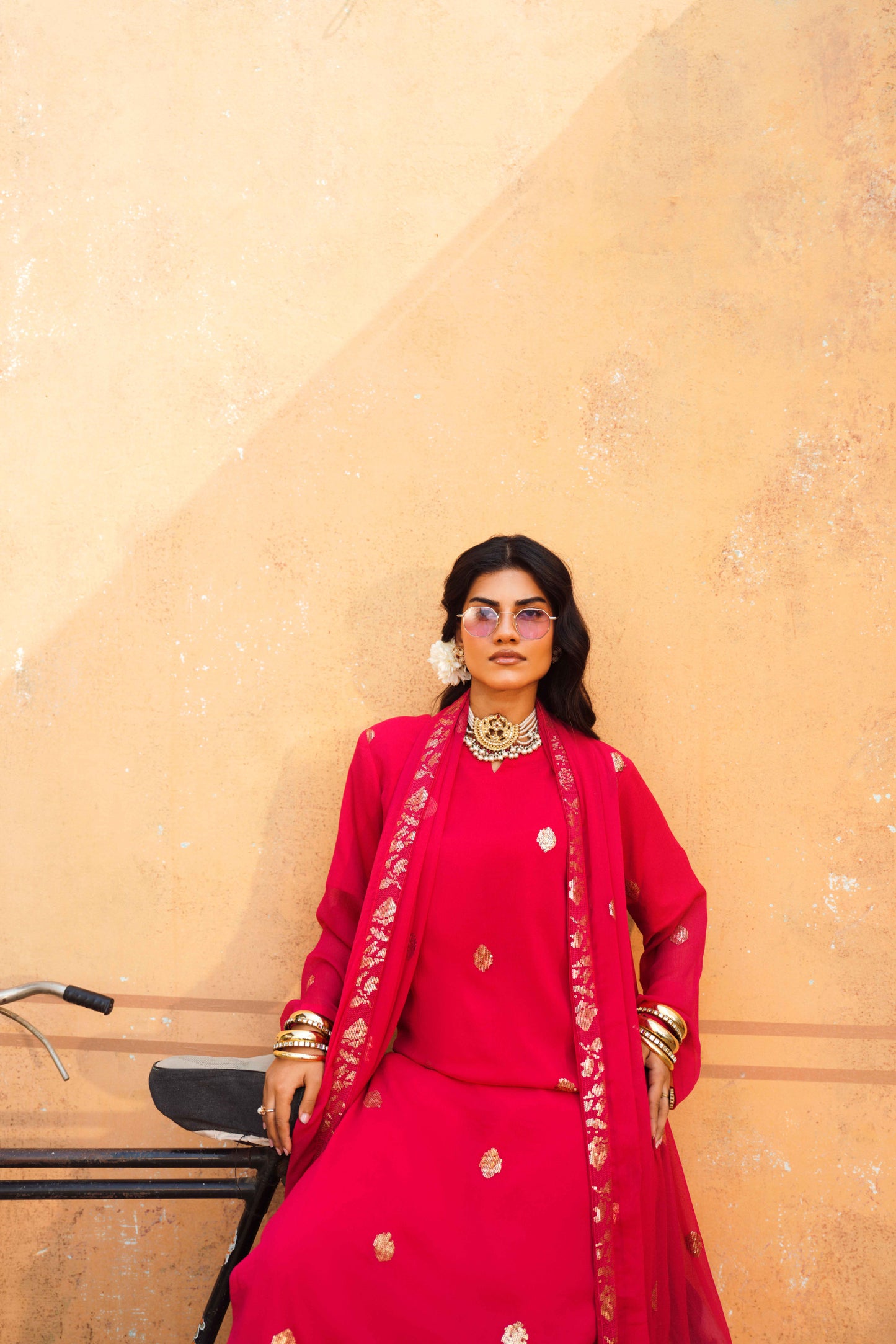 Long Shirt With Chunat Shrara