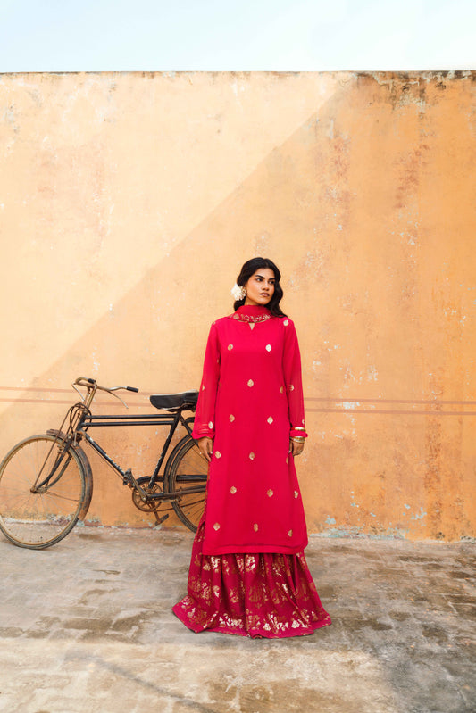 Long Shirt With Chunat Shrara