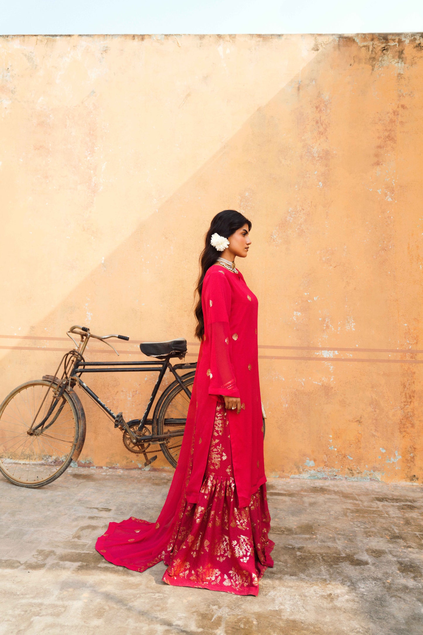 Long Shirt With Chunat Shrara