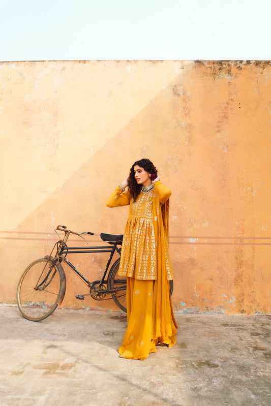 Frock With kali Shrara