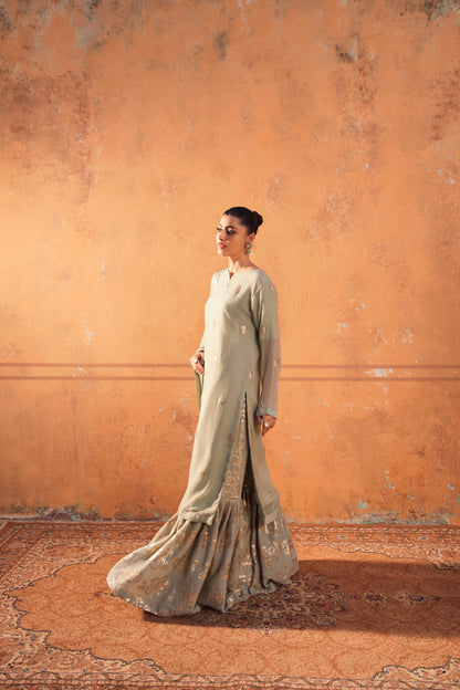 Long Shirt With Chunat Shrara