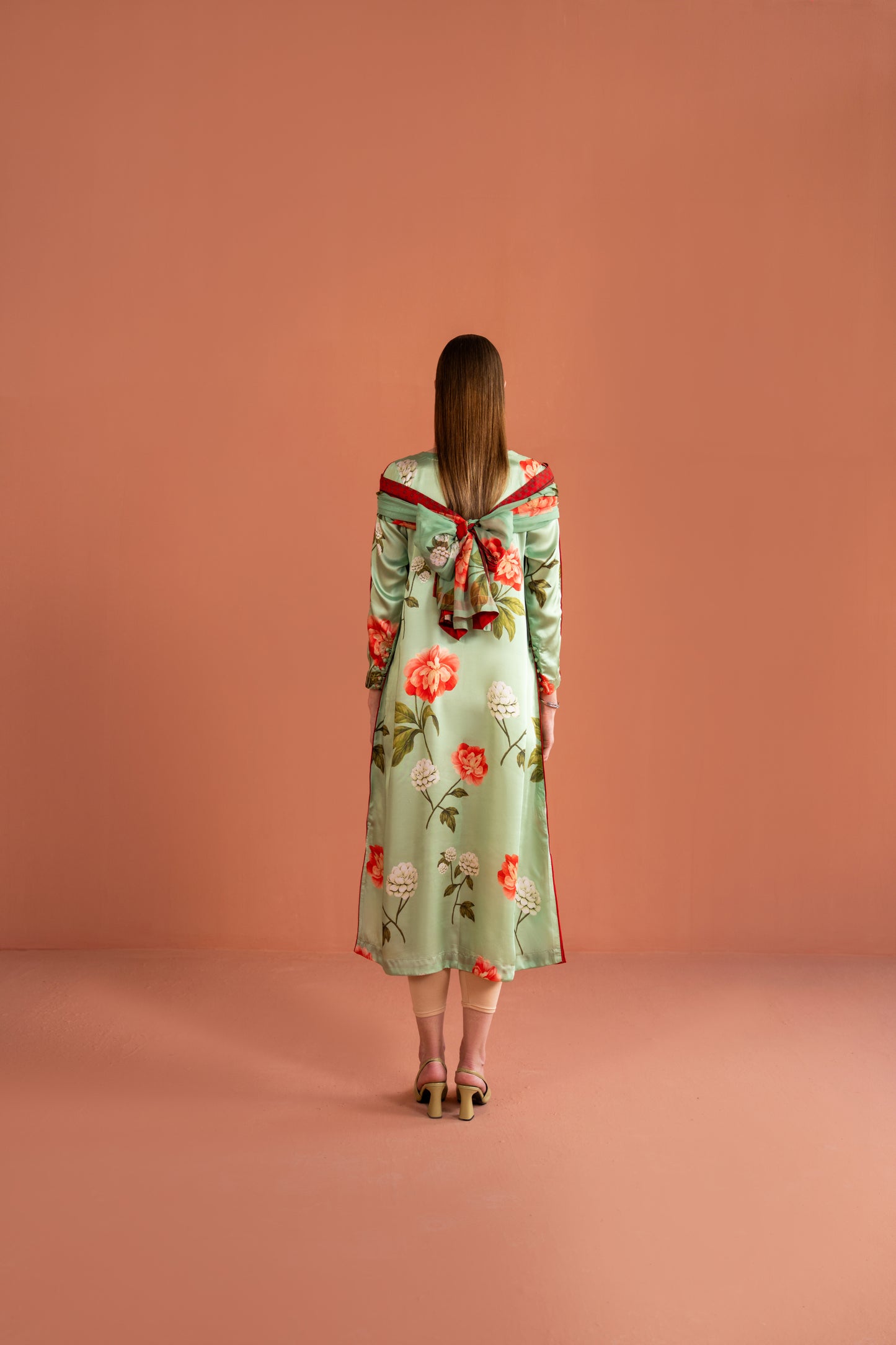 Ankle Length Dress With Dupatta 2pc