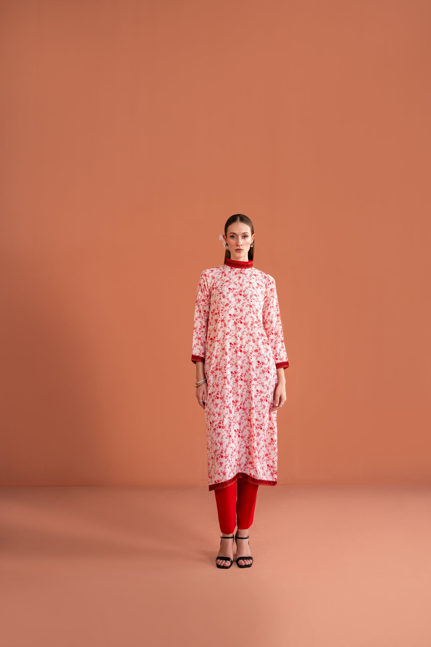 Long Dress With Capri 2pc