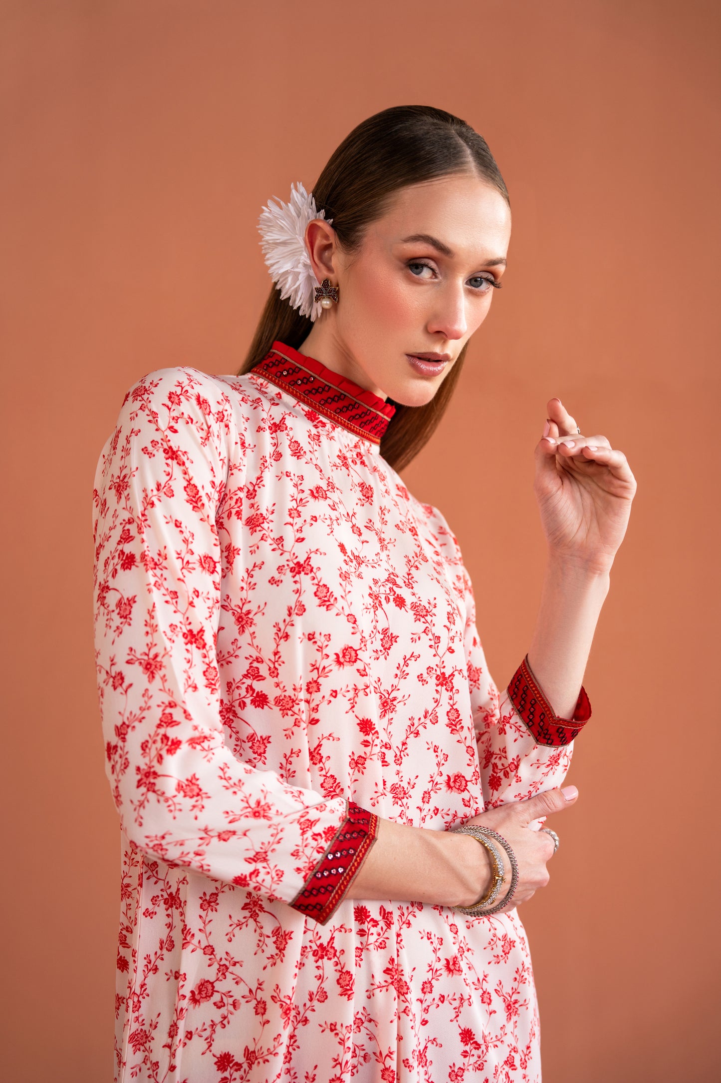 Long Dress With Capri 2pc