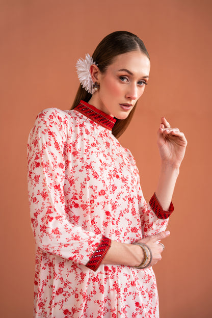 Long Dress With Capri 2pc