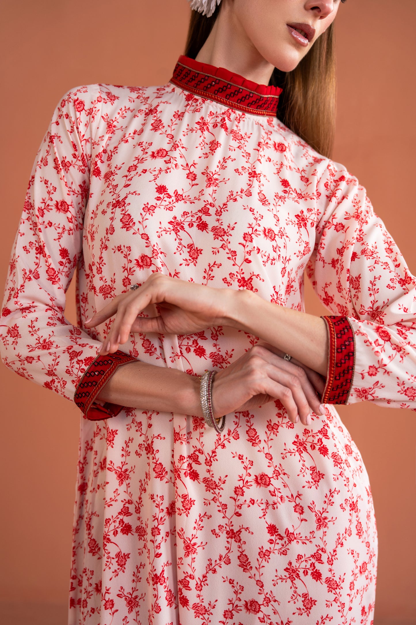 Long Dress With Capri 2pc