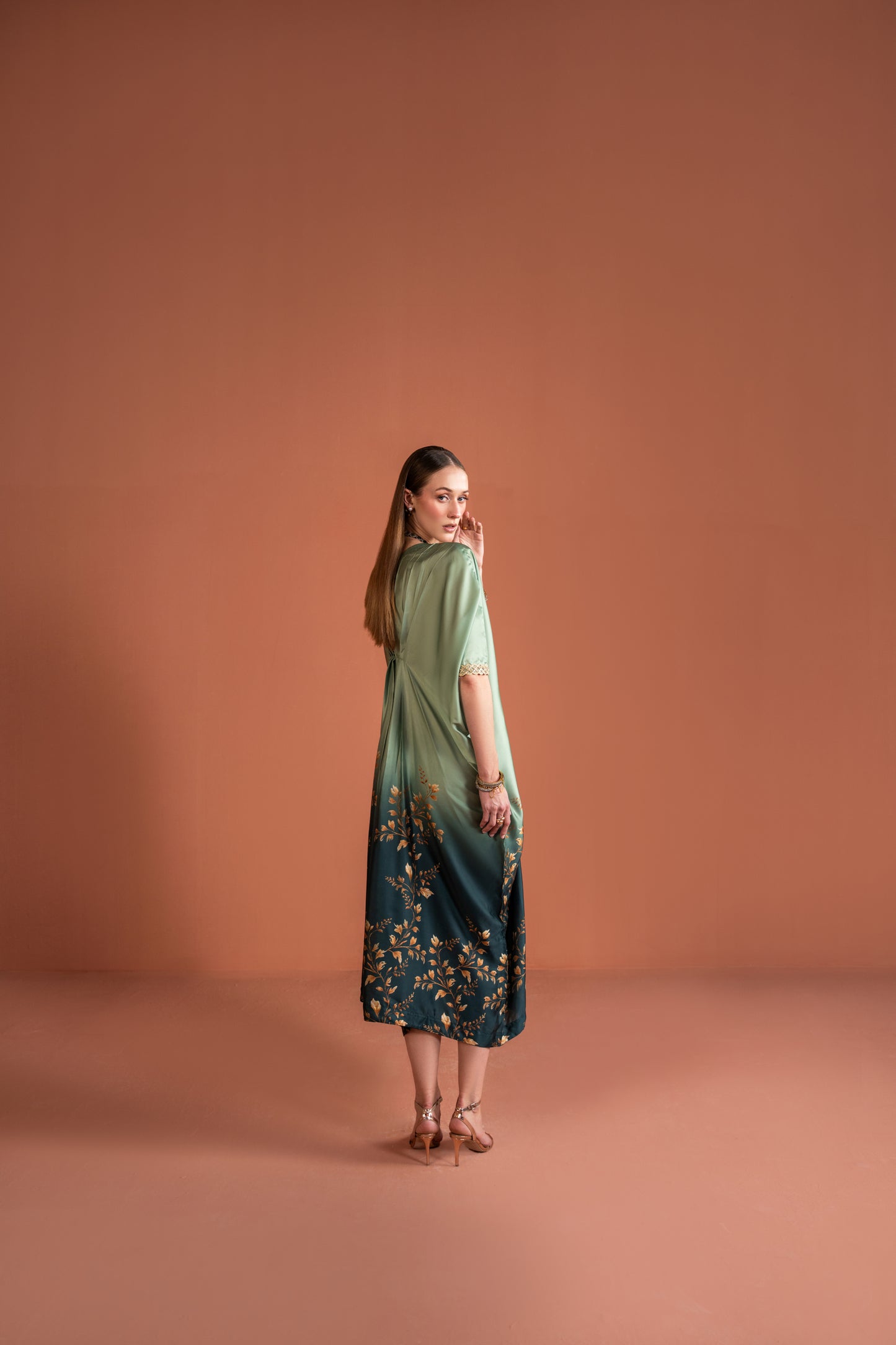 Ankle Length Kaftan 1pc