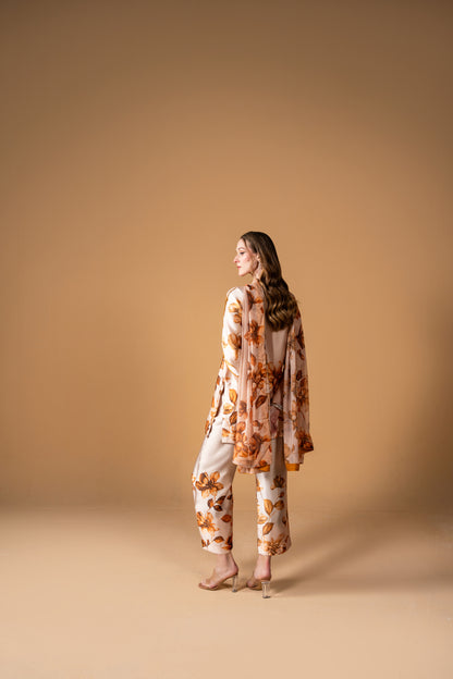 Shirt With Coulettes And Dupatta 3pc