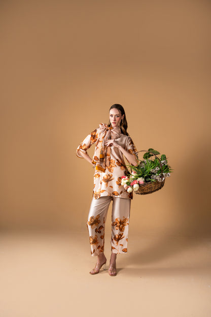 Shirt With Coulettes And Dupatta 3pc