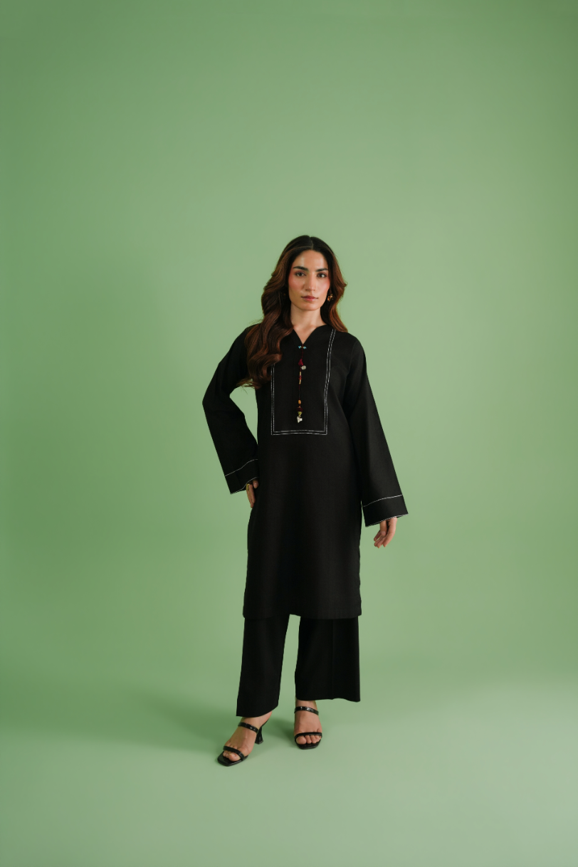 Shirt + trouser ensemble