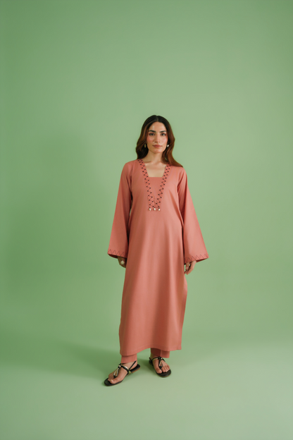 Long Shirt With Culottes