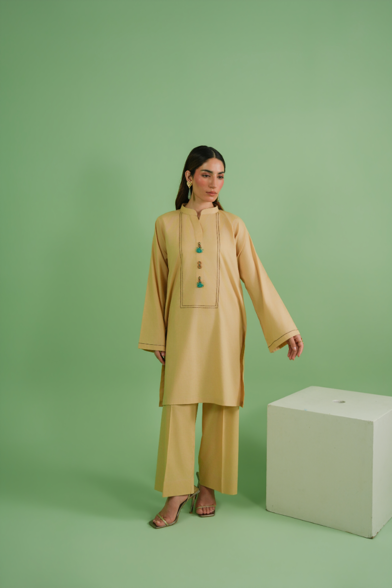 Shirt + trouser ensemble