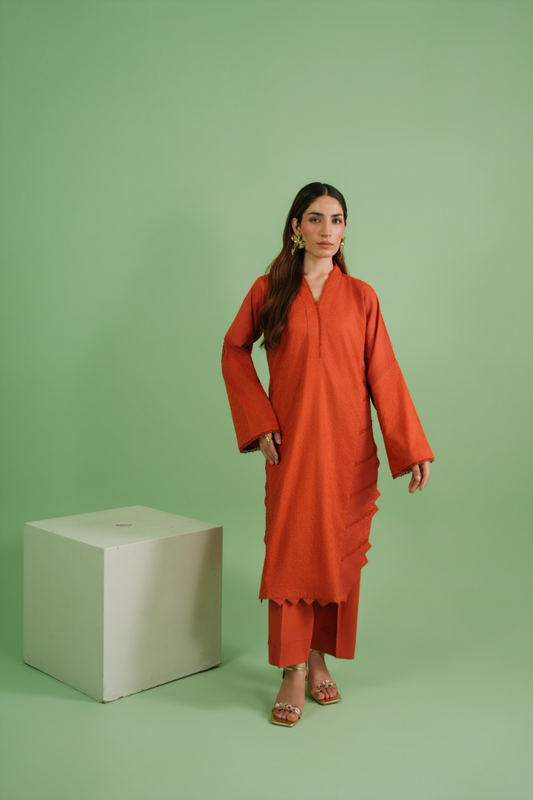 Shirt + trouser ensemble