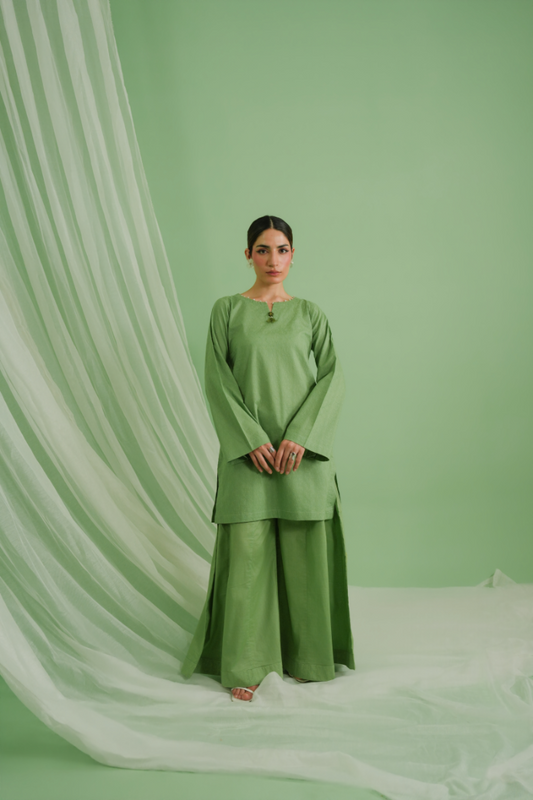Kurta With Wide Trouser