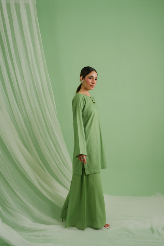 Kurta With Wide Trouser