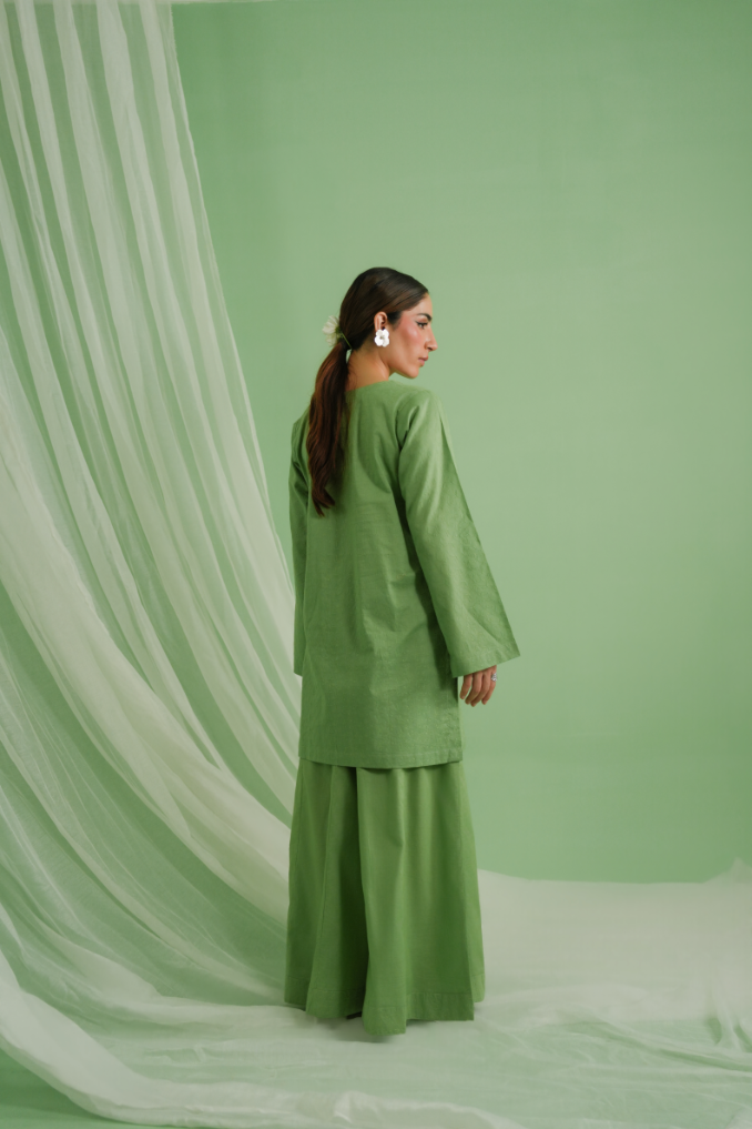 Kurta With Wide Trouser