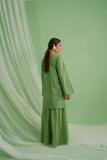 Kurta With Wide Trouser