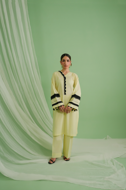Shirt + trouser ensemble
