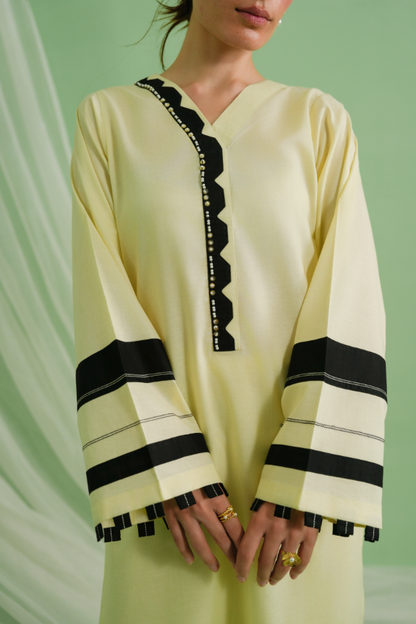 Shirt + trouser ensemble