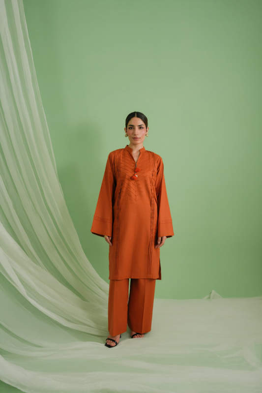 Shirt + trouser ensemble