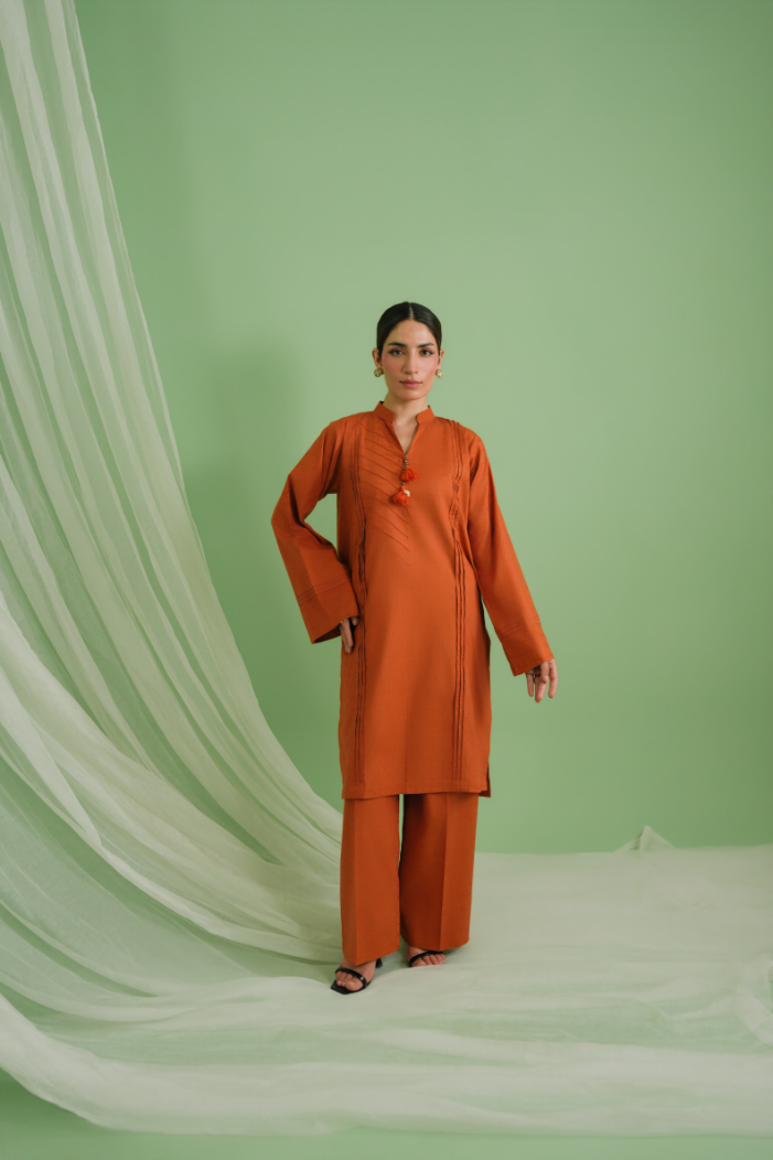 Shirt + trouser ensemble