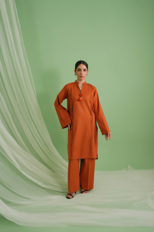 Shirt + trouser ensemble