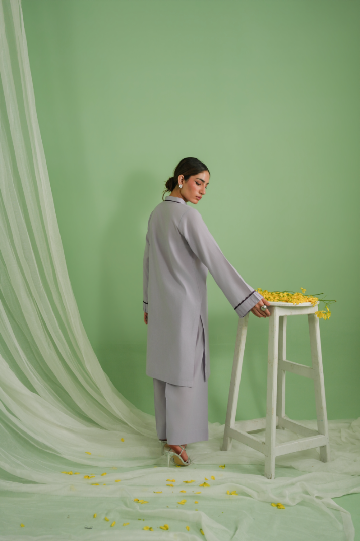Shirt + trouser ensemble