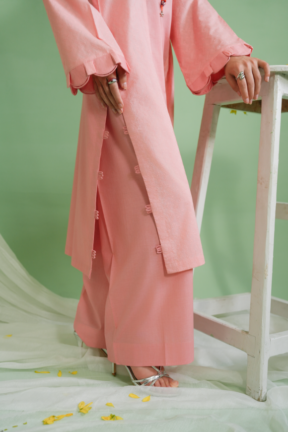 Shirt + trouser ensemble