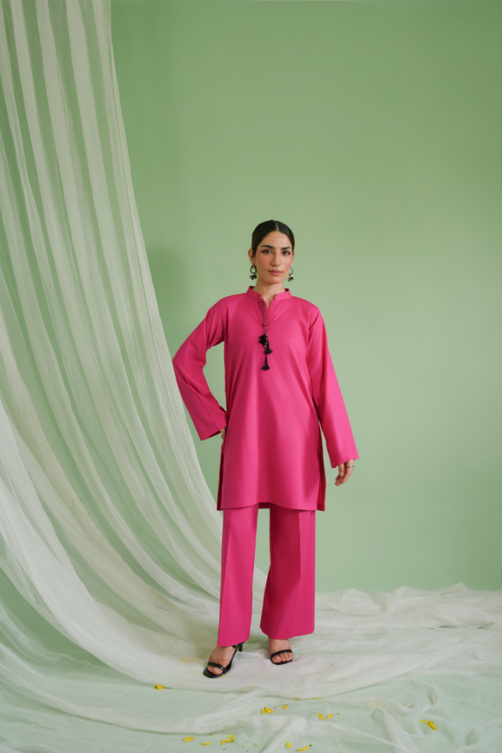 Shirt + trouser ensemble