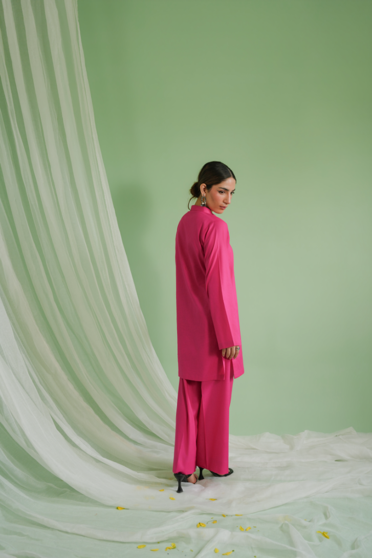 Shirt + trouser ensemble