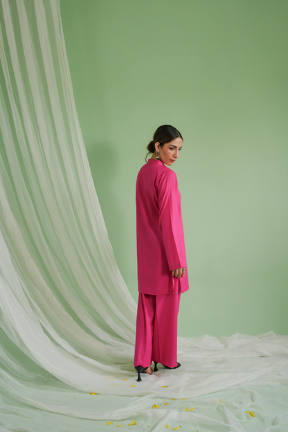 Shirt + trouser ensemble