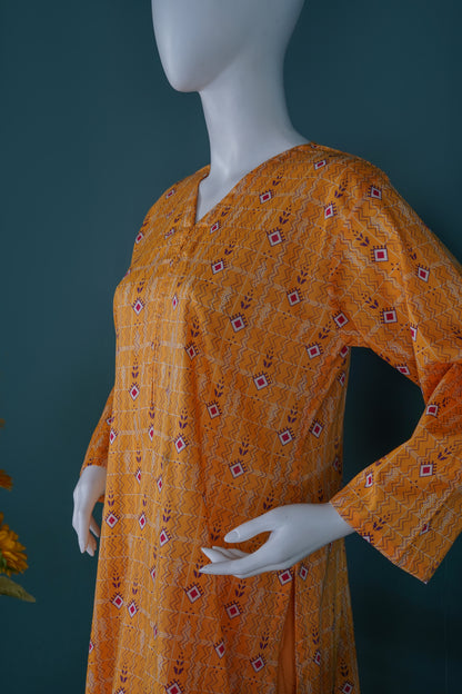 2 Piece Lawn Suit