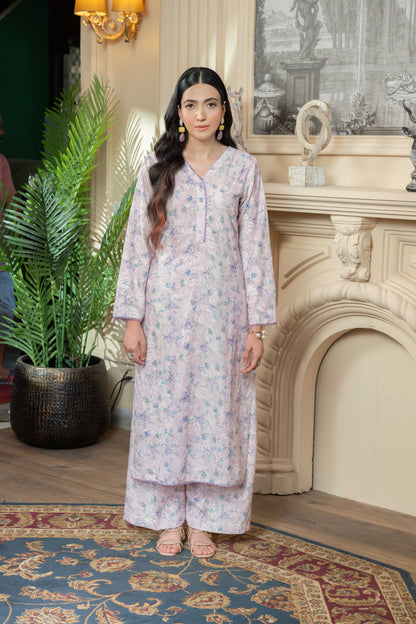 Stitched embroidered shirt+embroidered trouser